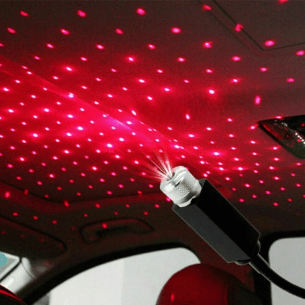 LED Galaxy Star Light USB Powered Rotating Starry Sky Laser Night Light