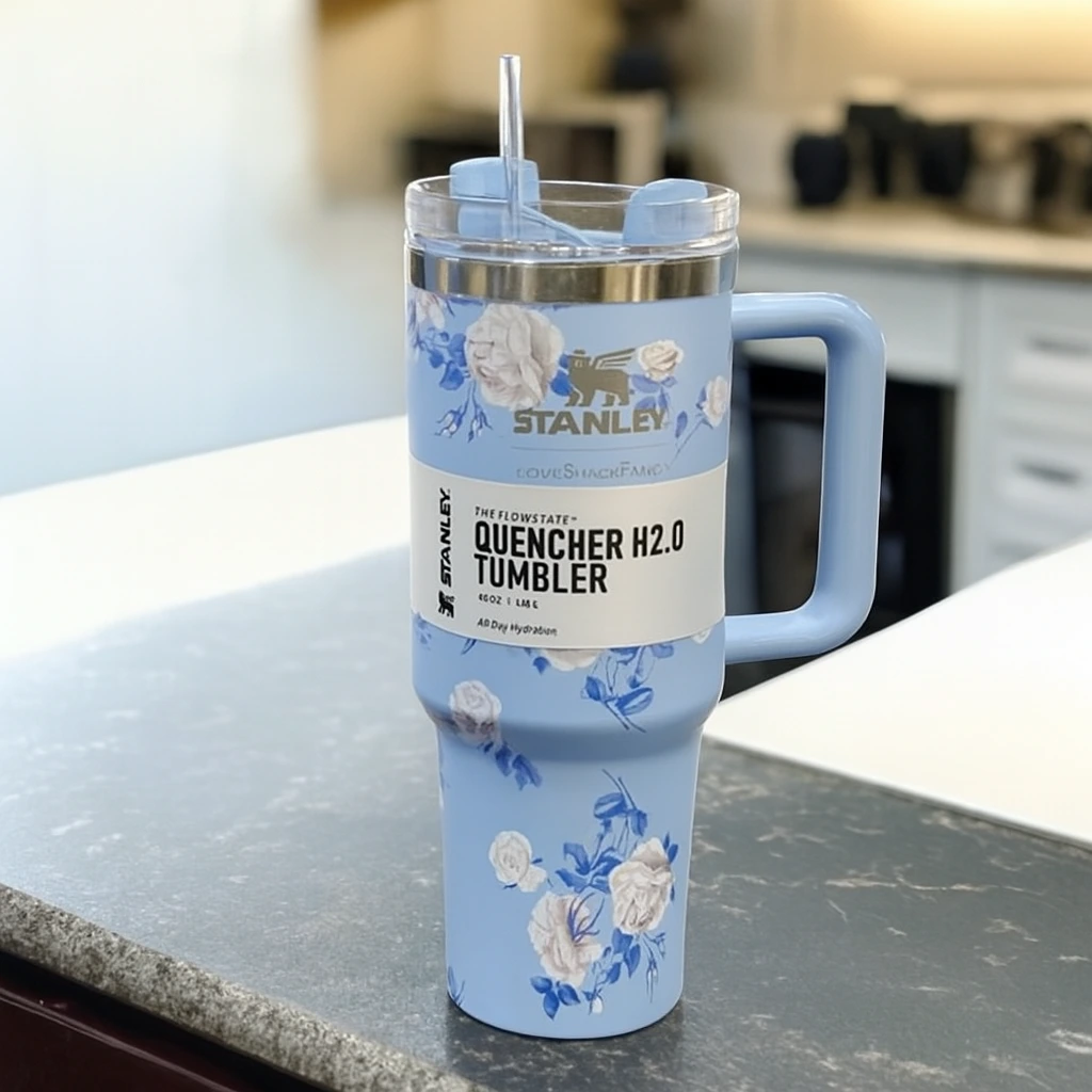 1200ml Stainless Steel Stanley Tumbler | Premium Vacuum Insulated Travel Mug (Random Color)