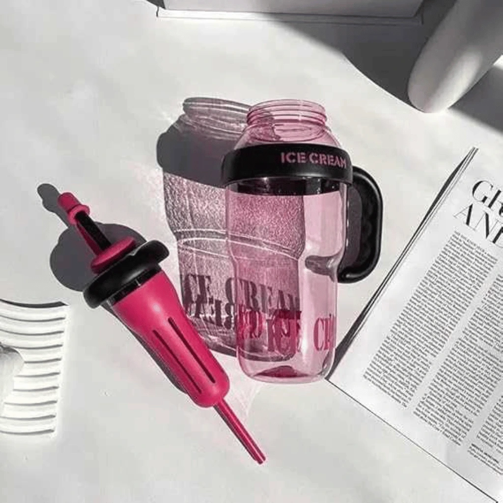 1400ml Ice-Cream Water Bottle – Smoothie & Milkshake Cup