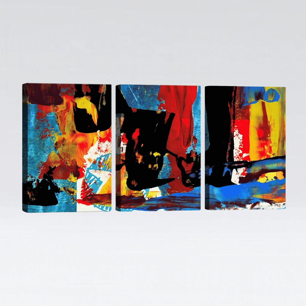 3D Wall Art Panels Frame painting Modern Wall Art SET OF 3