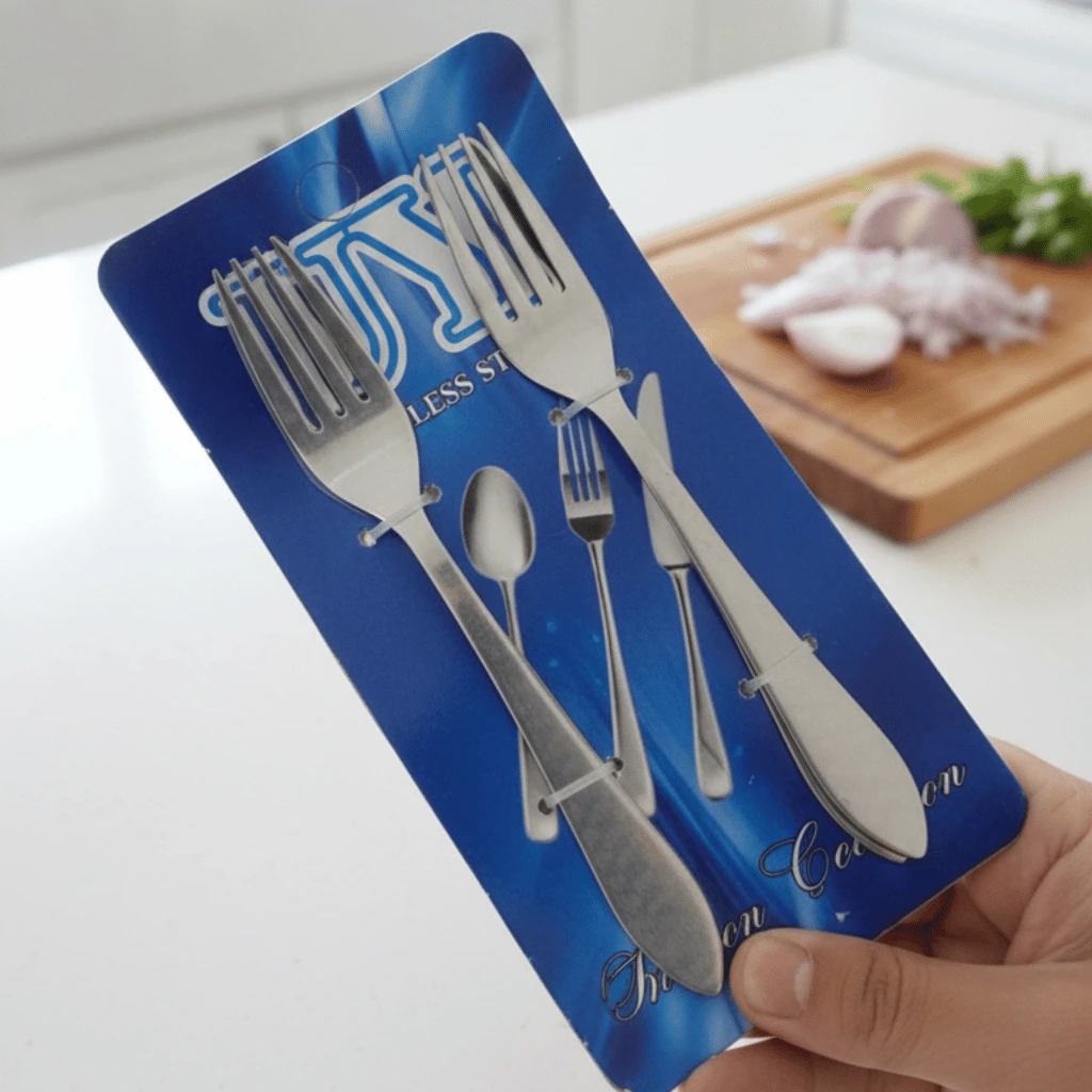 6 Pcs Stainless Steel Table Fork Set Premium Quality