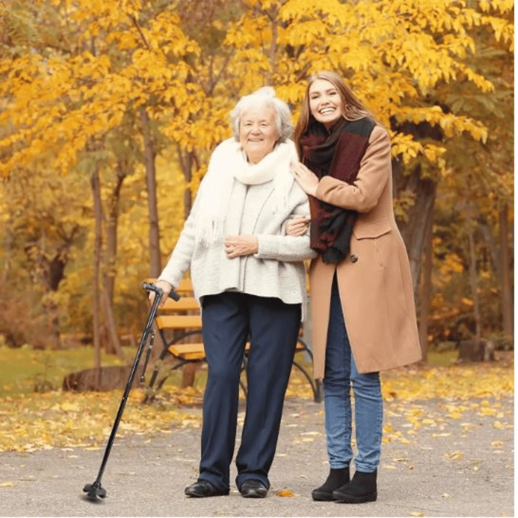 Black Folding Walking Stick with Led Light Portable Aluminium Handle Dependable Professional Walking Stick