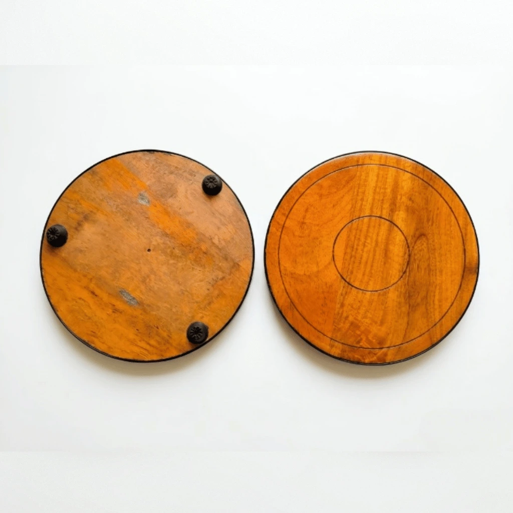 Brown Wooden Patra Roti Board ( 12.5 Inch )