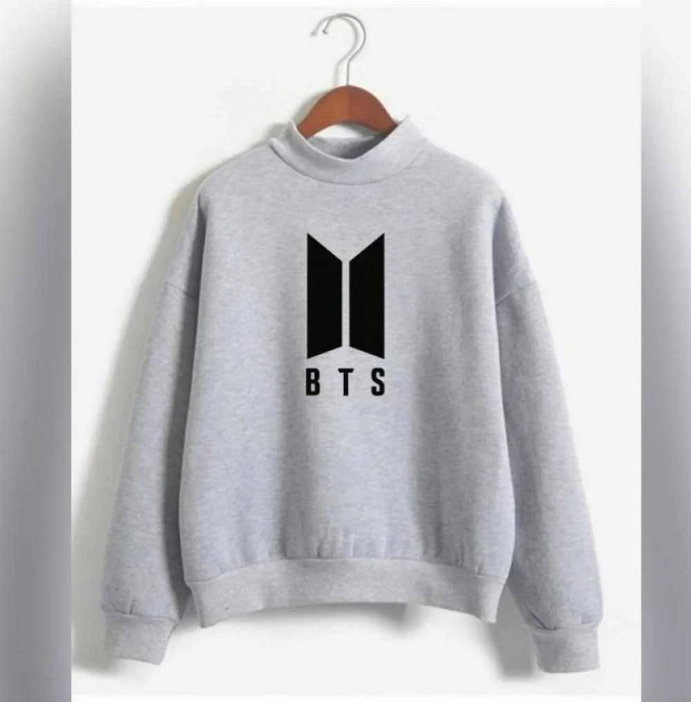 BTS Logo Sweatshirt Winter Fleece for Men and Women