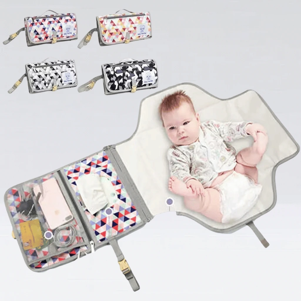 Diaper Pouch (Waterproof), Baby Product Stroller Bag, Mother's Bag Baby Shower Gift (Random Color)