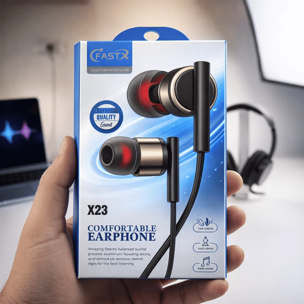 Fast X X23 Wired Earphones | Comfortable Fit | Powerful Bass | HiFi Stereo