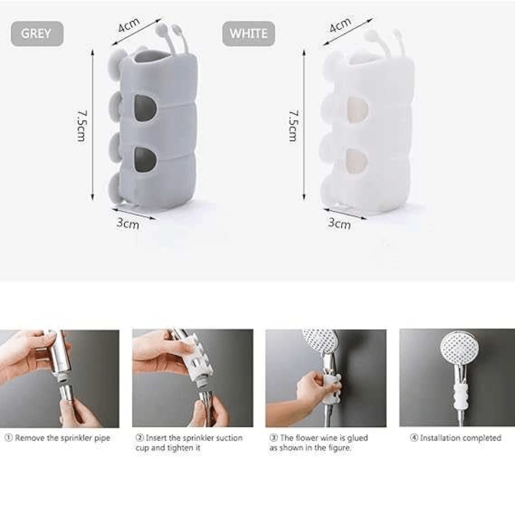 Heavy Duty Silicone Shower Suction Handle Drill Free Safety Grip