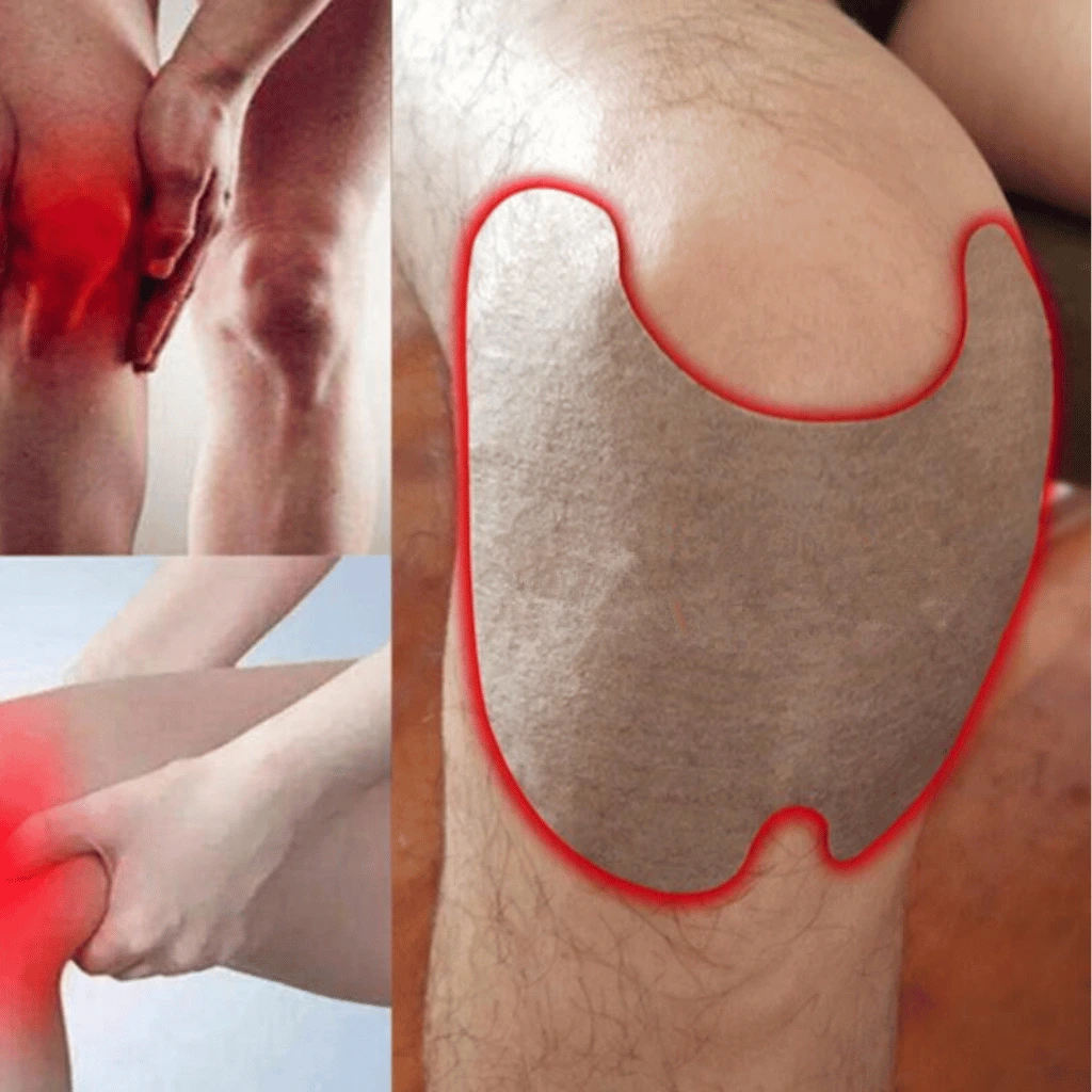 Herbal Knee Pain Relief Patch Heat Therapy For Joint And Muscle Comfort (Pack of 10Pcs)