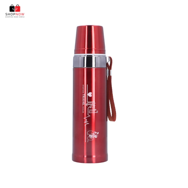 Hot N Cool Sports Vacuum Steel Water Bottle For School Kids (750ML)