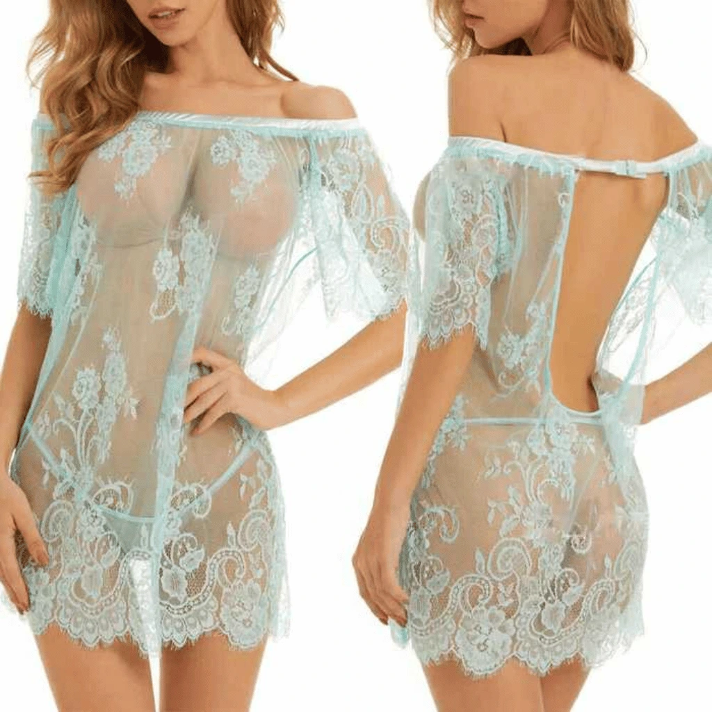 Imported Sexy Lace Lingerie for Women Nightwear Set