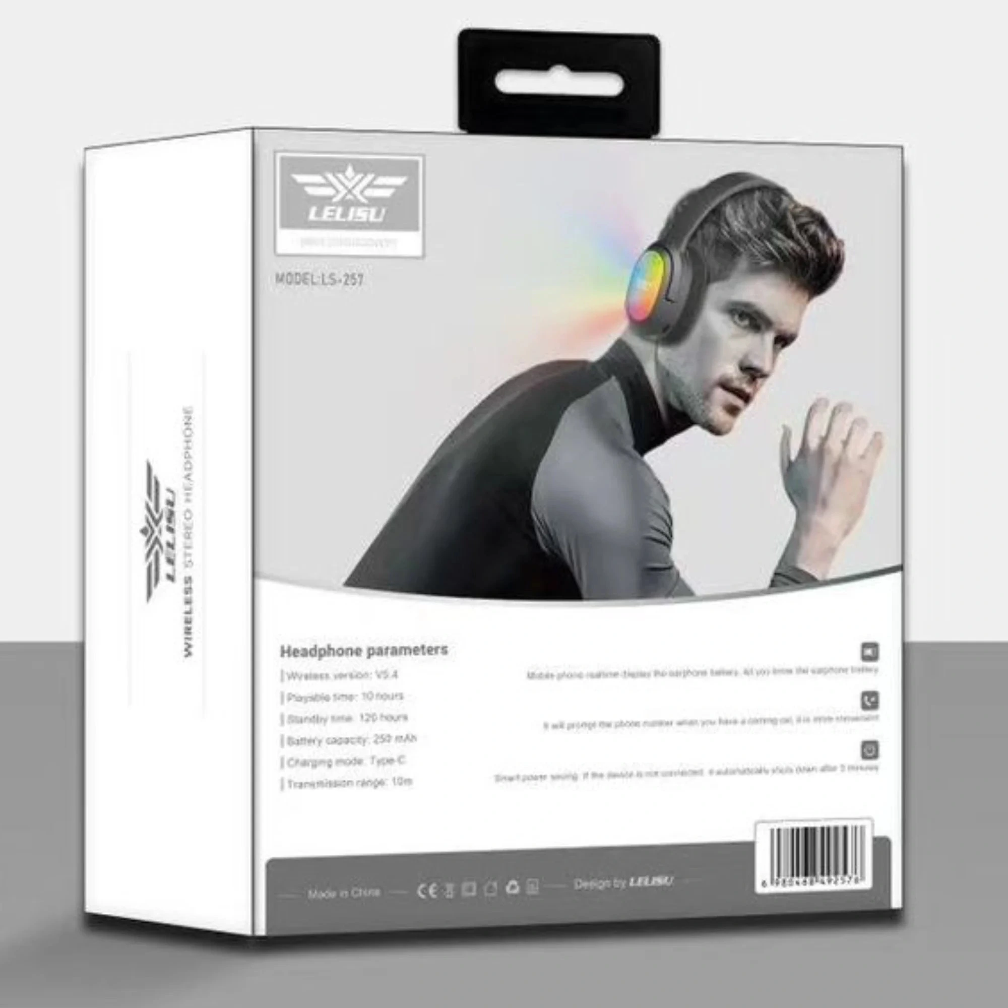 Lelisu LS-257 Wireless Headphones with Bluetooth 5.4 Audio