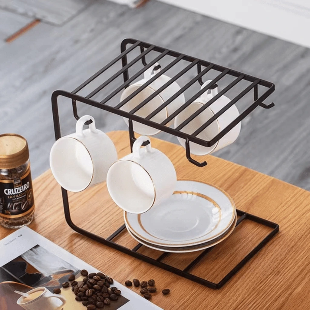 Metal Mug Stand Holder Tree Rack
