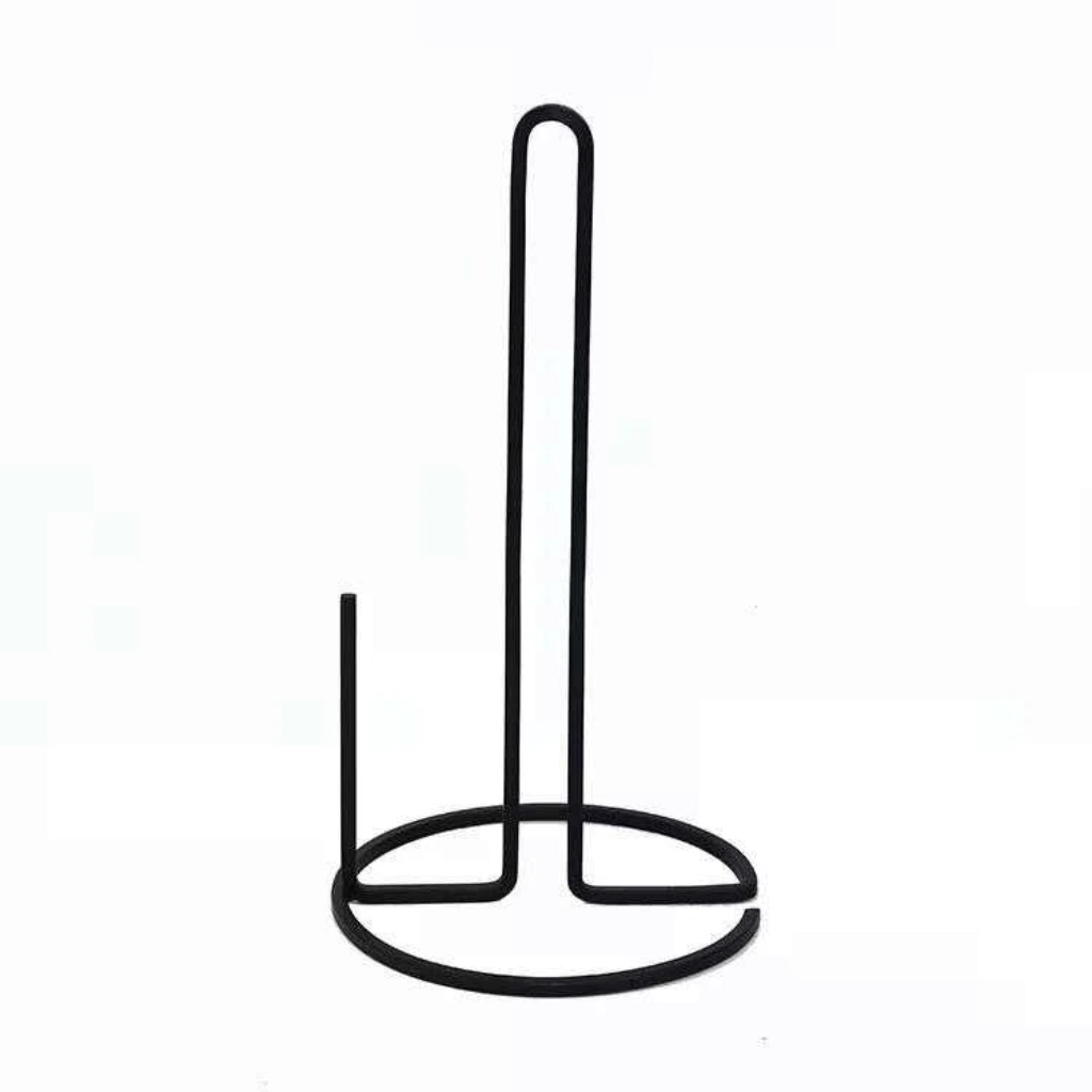 Metal Tissue Roll Stand Heavy Duty Vertical Paper Towel Holder