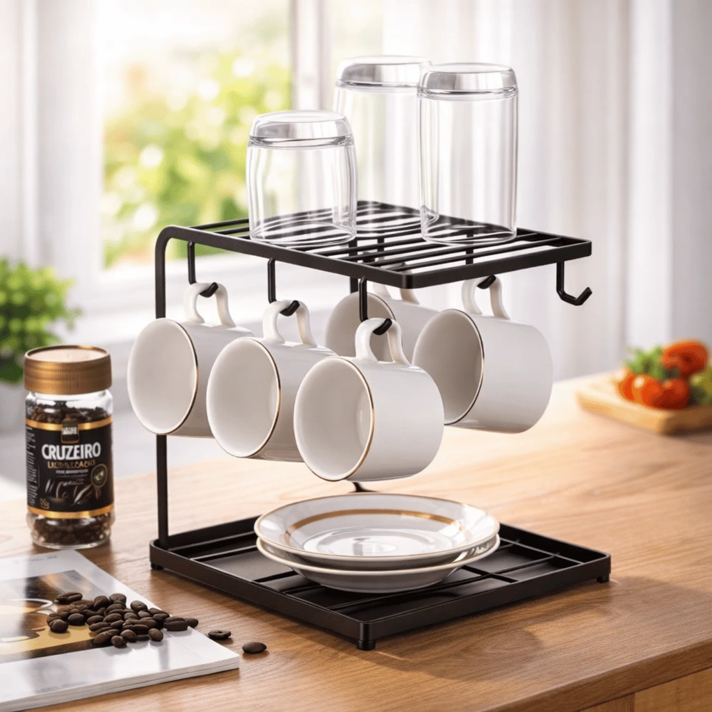 Metal Mug Stand Holder Tree Rack