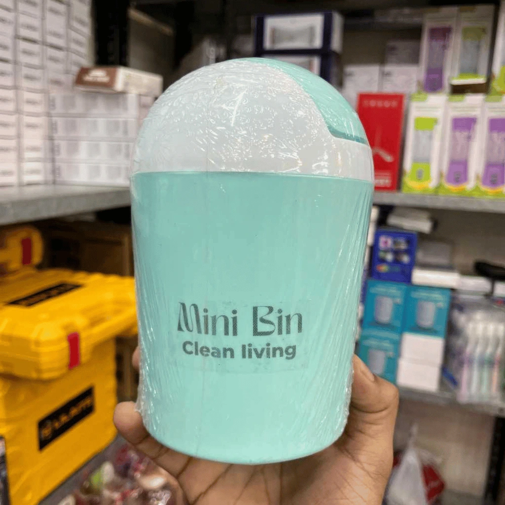 Mini Desktop Dustbin Small Pop Up Trash Can ( Multi Color )