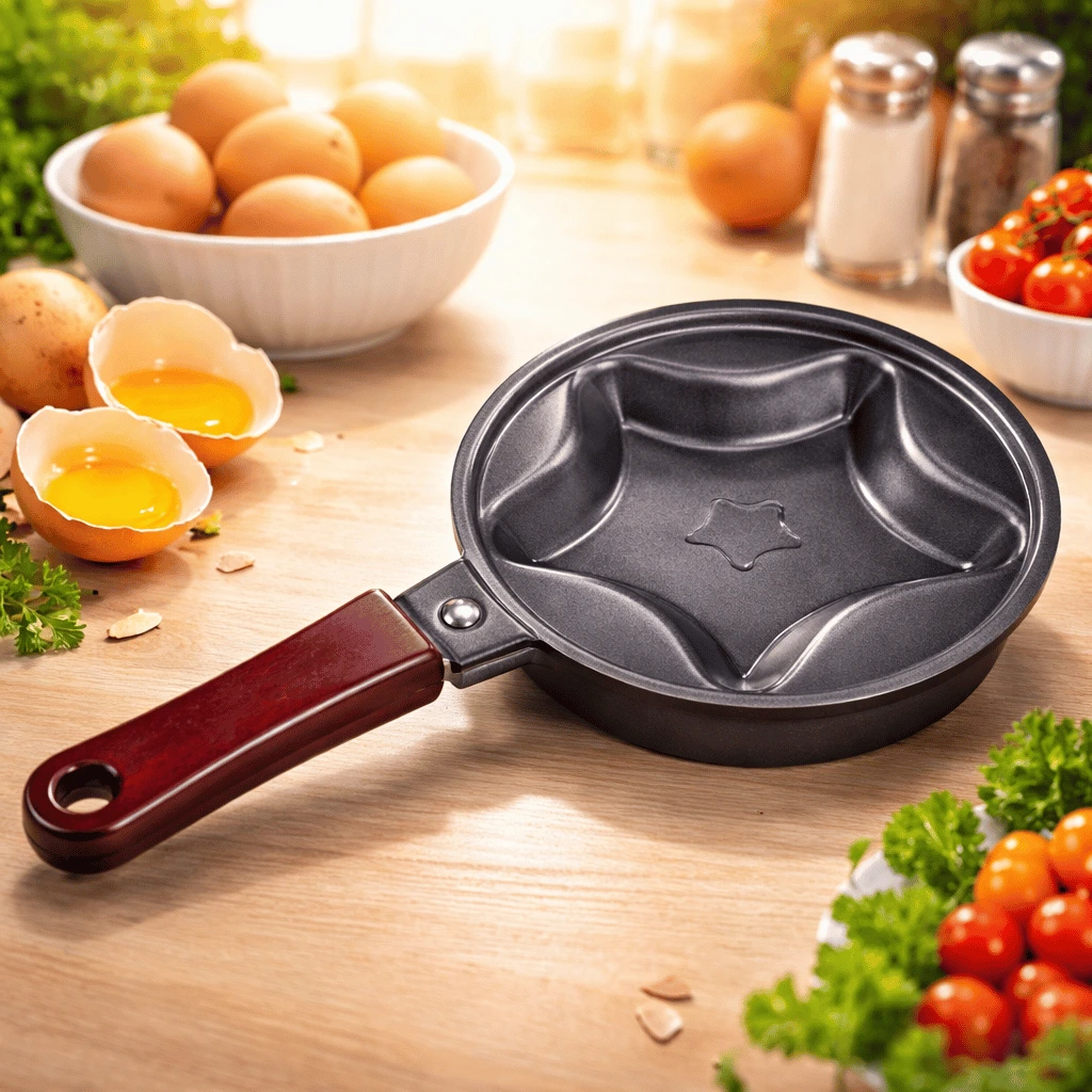 Mini Nonstick Egg Frying Pan (Random Design)