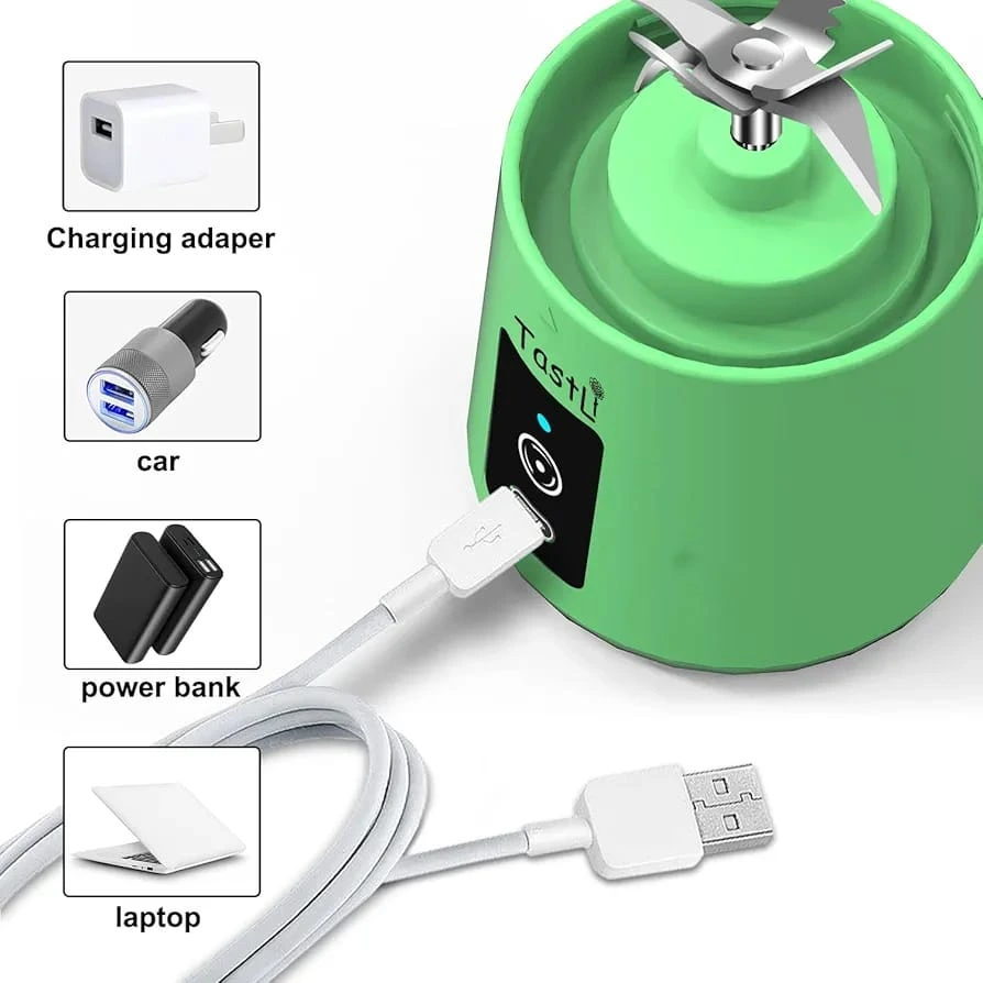 Mini Portable Juicer Blender USB Rechargeable 380ml