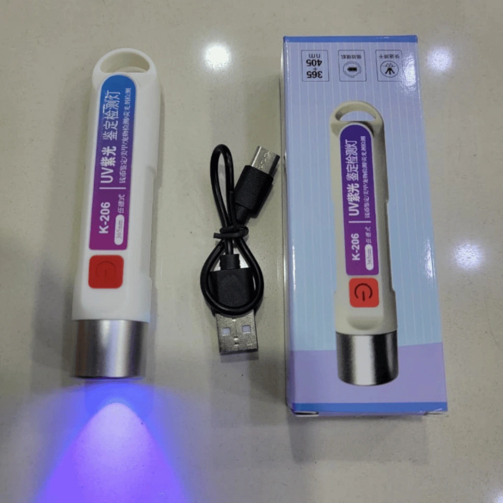 Money Checking Machine UV Violet Torch Fake Note Checker