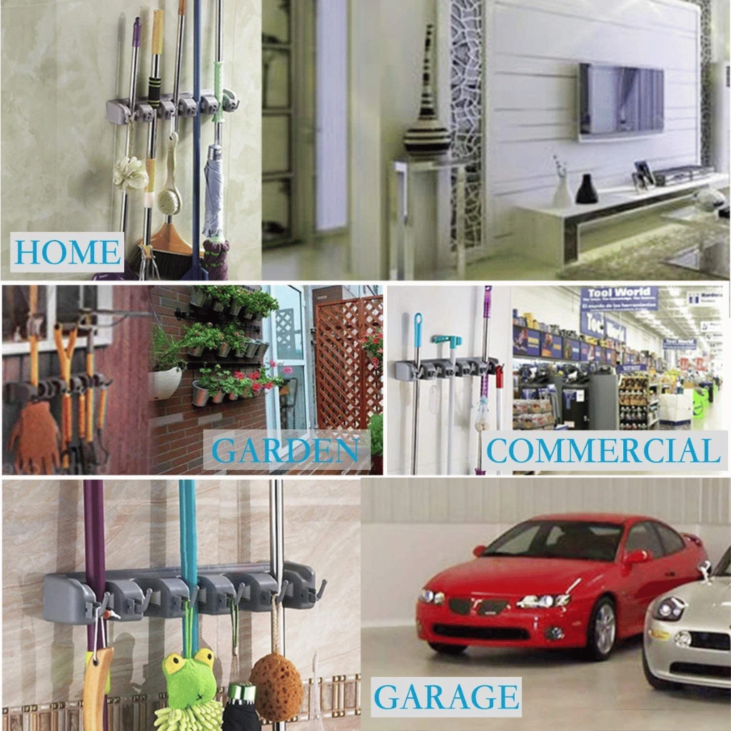 Mop And Broom Holder Wall Mount Heavy Duty Broom Holder Wall Mounted