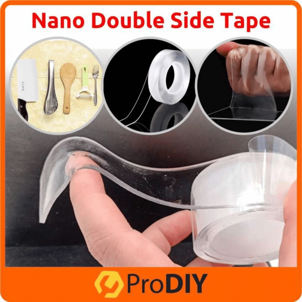 Nano Tape 3 Meters Transparent Double Sided Silicone Adhesive Tape