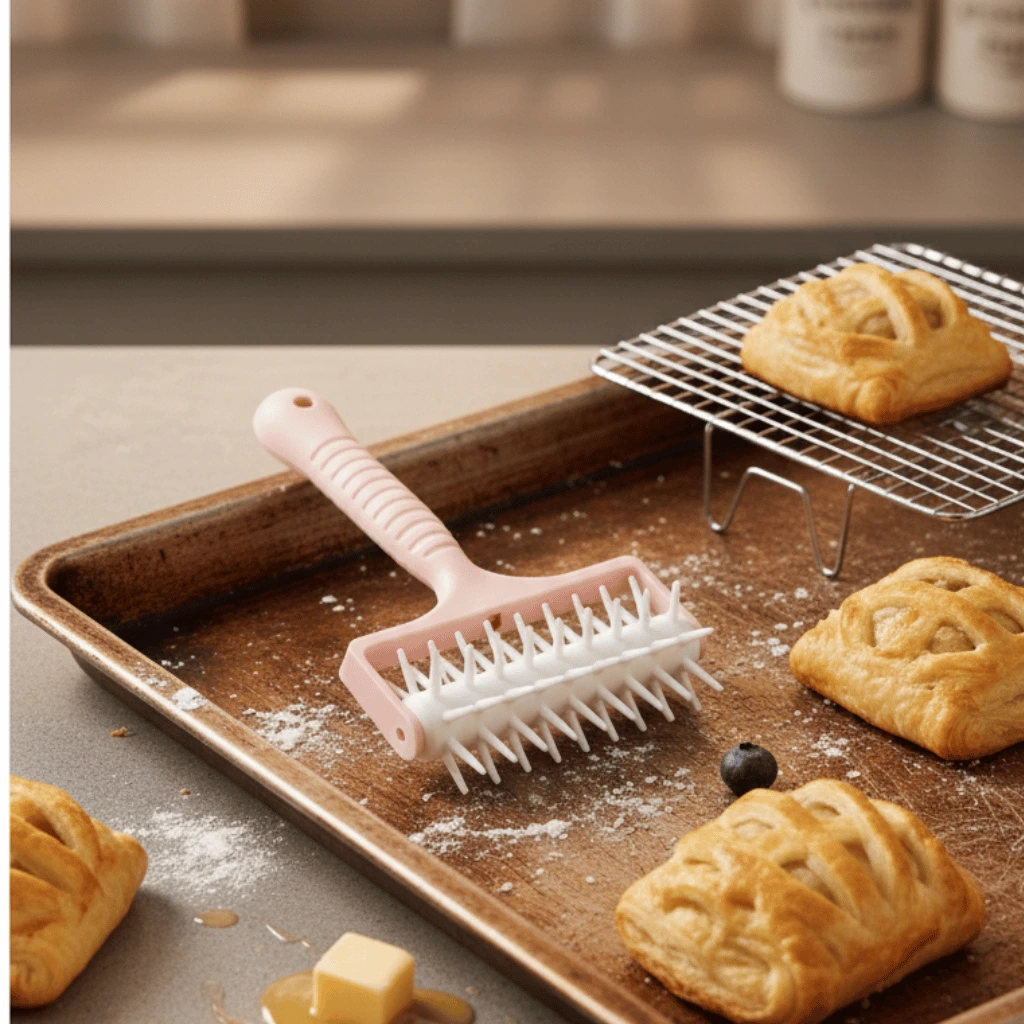 Pizza Dough Docker Roller – Premium Dough Hole Maker Tool for Pizza