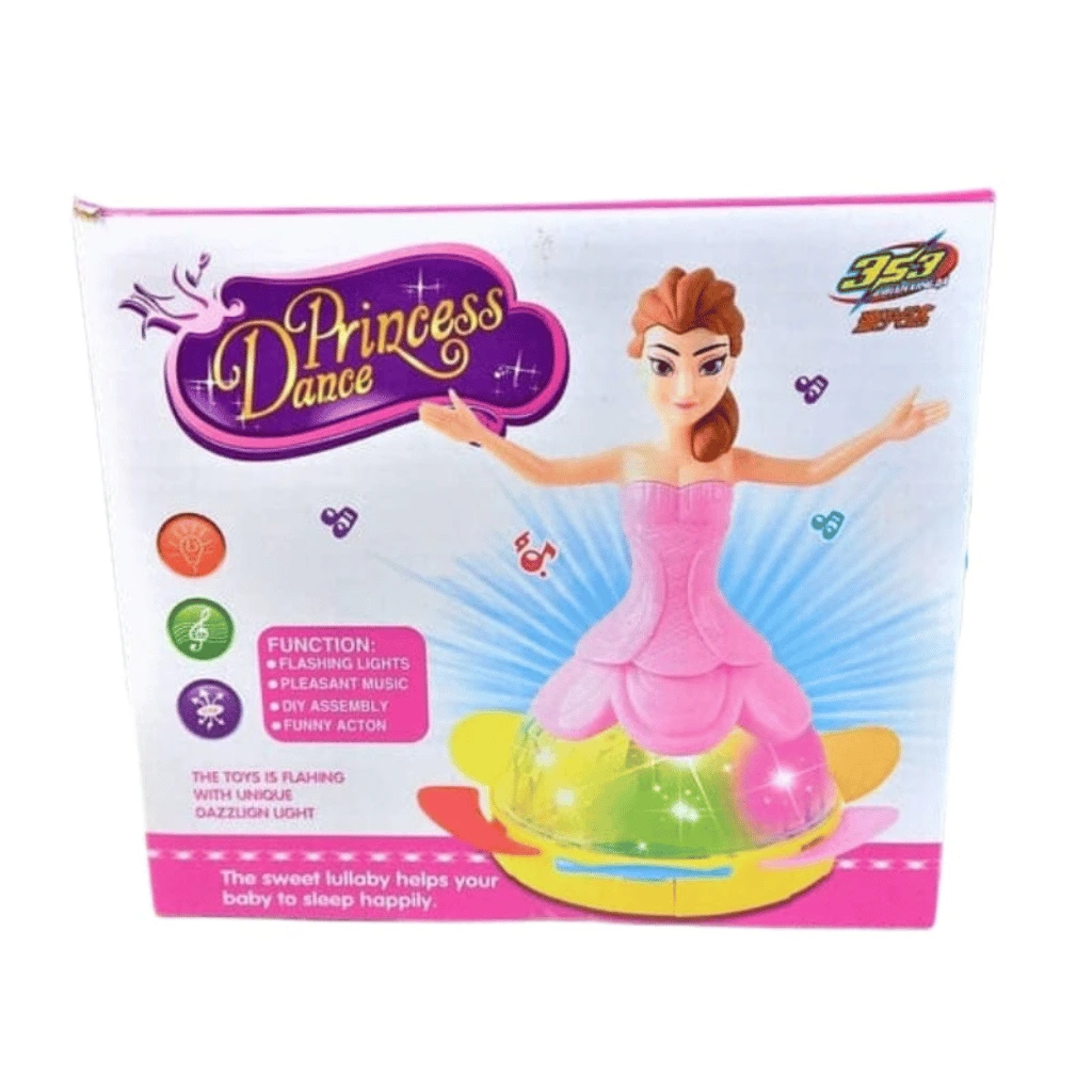 Princess Dancing Doll Toy with 3D Lights