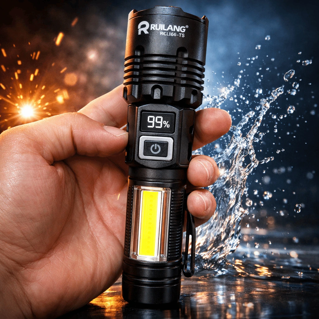 RL-2308 High Power Rechargeable LED Flashlight Long Range