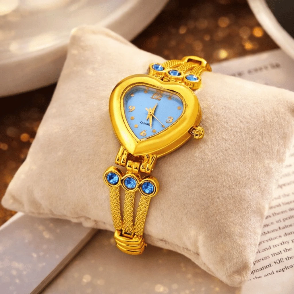 Single Folding Buckle Alloy Strap Quartz Watch