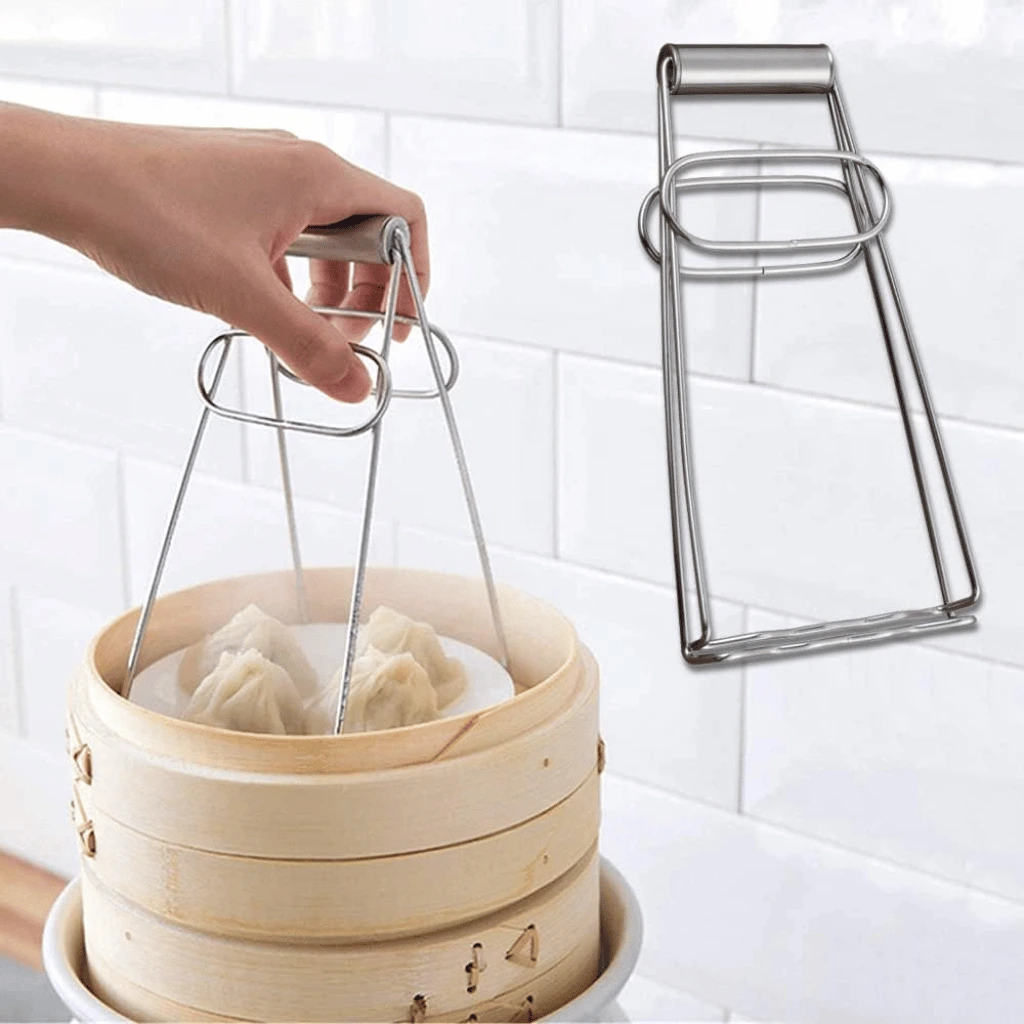 Stainless Steel Hot Bowl Clip Cooking Use | Durable Kitchen Tool