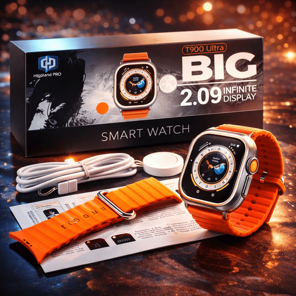 T900 Ultra Smart Watch - 2.09 Infinite Display - 49MM Dial Size (Random Color)