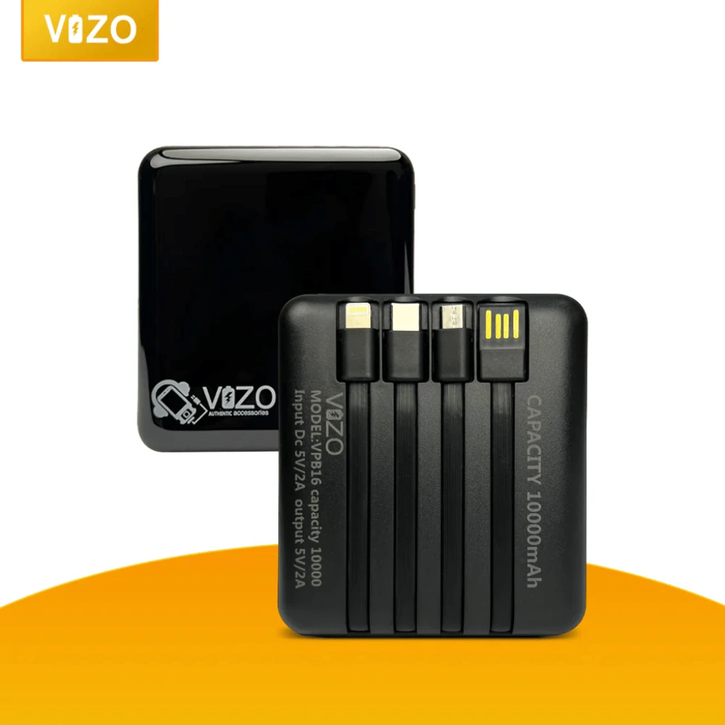 VPB16 – 10,000mAh Compact Power Bank Mobile Phone Power Bank (Random Color)